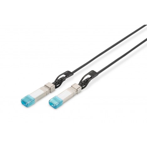 Digitus | 10GBase direct attach cable | Twinaxial | SFP+ | SFP+ | Black | 2 m